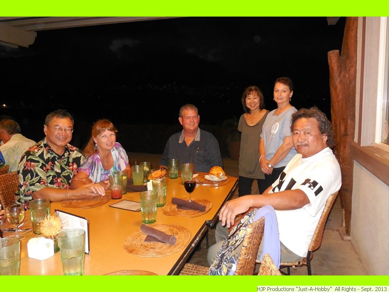 L-R: Ron and Marilyn - John - Gai l - Sandra - Michael