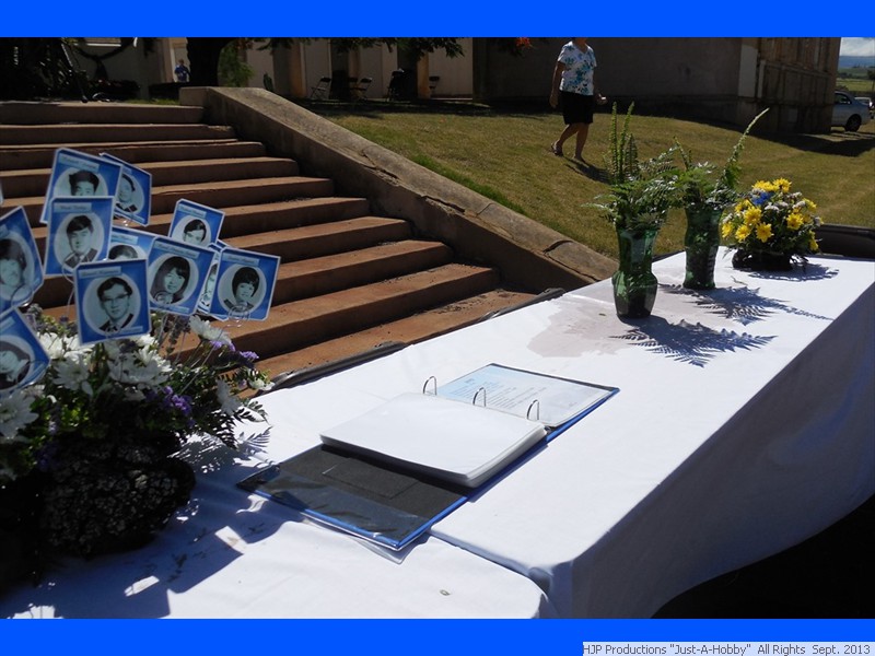 Memorial Book on table