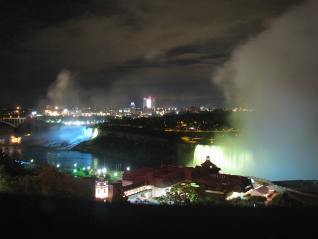 Night lights of the fall.