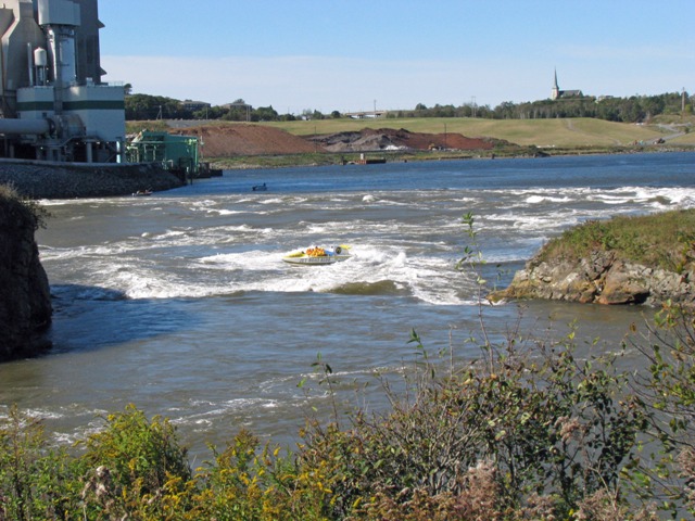 Reversing river rapids